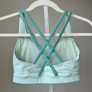 Lululemon Energy Bra Washed Marsh / Aquamarine Size 4